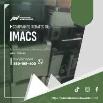  Tienes una iMac que ya no usas Nosotros la compramos 