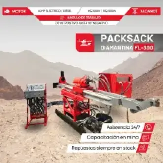 PACKSACK DIAMANTINA FL-200 EQUIPO PARA INDUSTRIA MINERA 