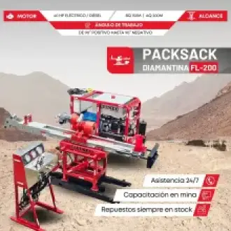 PACKSACK DIAMANTINA FL-200 trabajos en socavón 