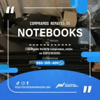  Tus notebooks están guardadas y sin uso 