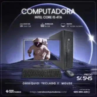 TU NUEVA COMPUTADORA CON MONITOR HOY MISMO 