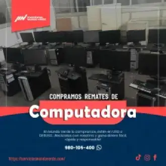  Tienes computadoras en desuso Nosotros las compramos 