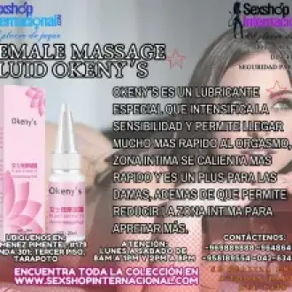 FEMALE MASSAGE FLUID OKENY INTENSIFICADOR DE PLACER Y ORGASMOS