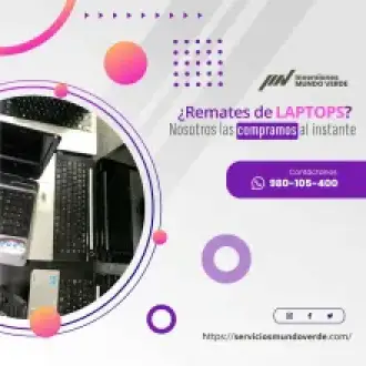 Compramos laptops en desuso Funcionen o no 