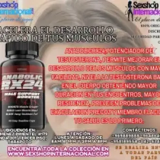 ACELERA TODO EL PROCEDIMIENTO Y OBTEN RAPIDO TU CUERPO FITNESS CON ANABOLIC RX 24