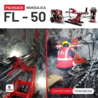 PACKSACK HIDRÁULICA FL50 equipo para industria minera 