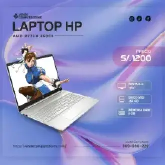  HP RYZEN 5 CON 8GB DE RAM