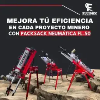 PACKSACK NEUMÁTICA FL50 equipo para industria minera 