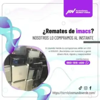  Vendemos y reciclamos tu iMac con responsabilidad y buen precio 