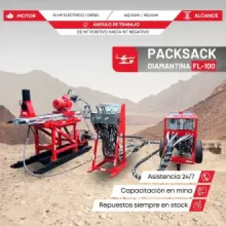 PACKSACK DIAMANTINA FL100 equipo para industria minera 
