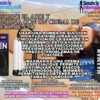 ABSORVE EL AIRE Y COMBINA CON UNA CREMA DE CRECIMIENTO Y DESARROLLO