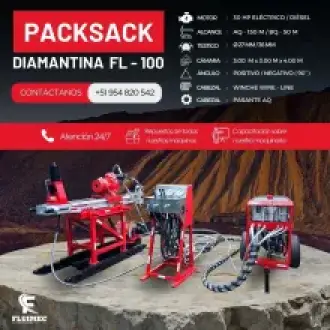  PACKSACK DIAMANTINA FL100 trabajos en superficie 