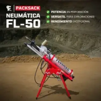 PACKSACK NEUMÁTICA FL50 equipo para industria minera 