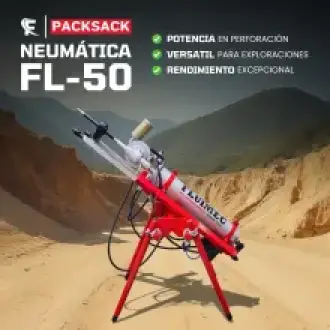 PACKSACK NEUMÁTICA FL50 equipo para industria minera 