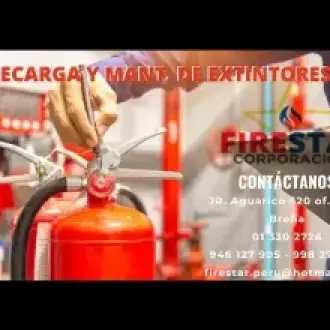 Recarga de Extintores en Ancon Firestar