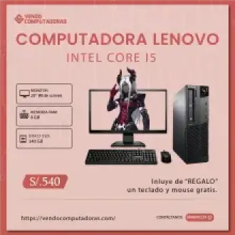 Tu nueva computadora lista para trabajar y jugar