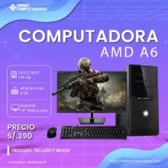  AMD A6 con rendimiento superior y lista para usar desde el primer minuto