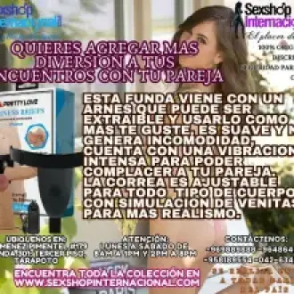 FUNDA AJUSTABLE AL CUERPO SUAVE CON VIBRACION TARAPOTO SEXTOYS