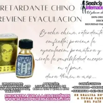 RETARDANTES BROCHA CHINA DURACION GARANTIZADA EN TARAPOTO SEXTOYS