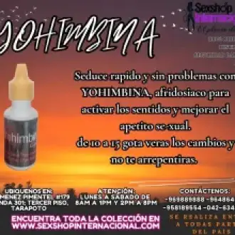 YOHIMBINA ENAMORA RAPIDO A LA CHICA QUE TE GUSTA TARAPOTO SEXTOYS
