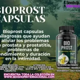 BIOPROST POTENCIADOR INTIMO Y MAXIMA DURACION EN TARAPOTO SEXTOYS