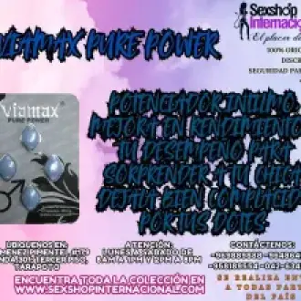 VIAMAX PURE POWER POTENCIADOR SEXUAL EN TARAPOTO SEXTOYS