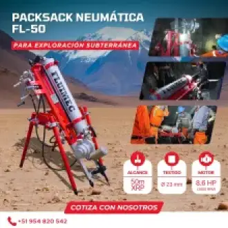 PACKSACK NEUMÁTICA FL50 Trabajos en superficie 