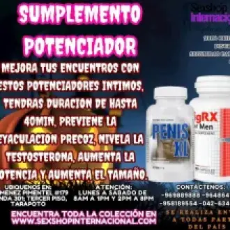 LOS MEJORES POTENCIADORES INTIMOS GARANTIZADOS PARA TI TARAPOTO SEXTOYS