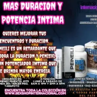 MEJOR DURACION Y POTENCIADORES INTIMOS EN TARAPOTO SEXTOYS
