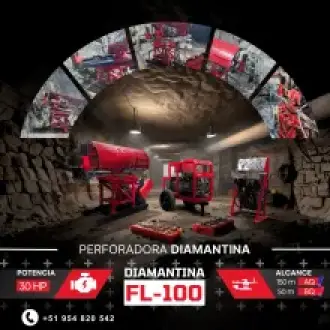 Perforadora Diamantina - Mineria 
