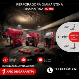 Perforadora Diamantina - Mineria 