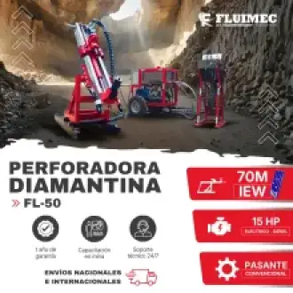 Perforadora Diamantina - Mineria 