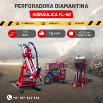 PACKSACK HIDRÁULICA FL-50 busqueda de vetas 