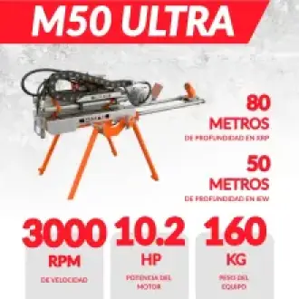 Perforadora Diamantina M50 ULTRA 10.2 HP 3000 RPM 