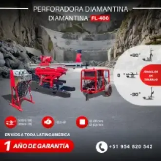 PERFORADORA PACKSACK FL- 400 EXTRACCIÓN DE MUESTRAS 