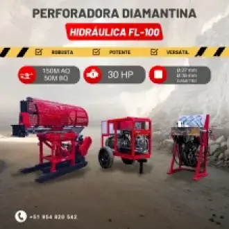 PERFORADORA PACKSACK FL-100 Explora hasta 150 m en AQ y 50 m