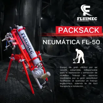 PACKSACK NEUMÁTICA FL-50 trabajos en mineria 