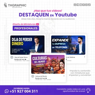 Diseño de miniaturas para mejorar tu canal de YouTube 