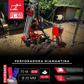 PACKSACK HIDRÁULICA FL-50 trabajos en mineria 