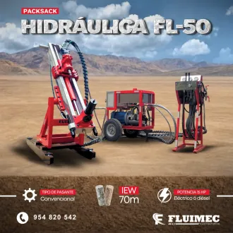 PACKSACK HIDRÁULICA FL-50 trabajos en mineria 