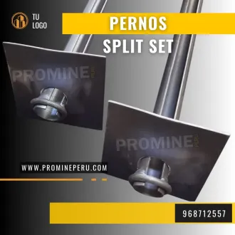 SPLIT SET CON PLACA DE SUJECIONPRODUCTO MINERO