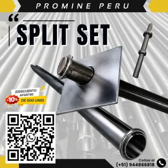 Anclaje de Fricción Split Set - 5 Pies - Lima