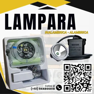 Lámpara Minera 4A Iluminación en Interior Mina Wisdom