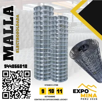 Malla Electrosoldada de Acero - Fe Negro