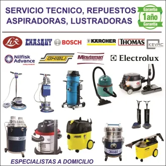 SERVICIO TECNICO PARA LUSTRADORAS Y ASPIRADORAS FULL MARCAS