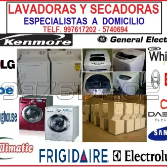 SERVICIO TECNICO PARA LAVADORAS SECADORAS FULL MARCAS