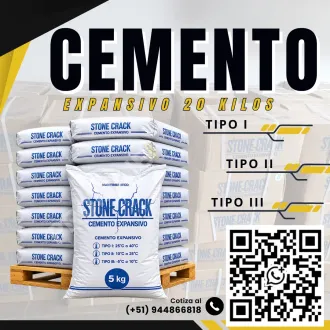 Cemento Expansivo -Fractura de Roca y Concreto