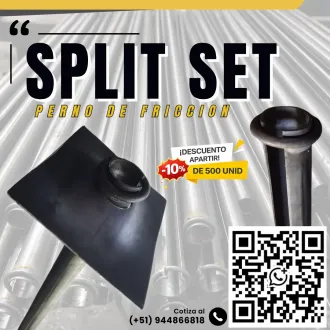 Sistema de Anclaje Split Set - Seguridad en Minería Subterrá