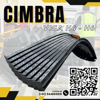 Cimbra Viga H4 y H6 para Refuerzo de Galerías
