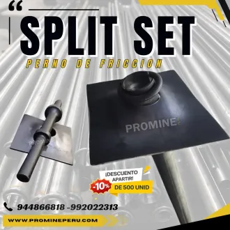 Split Set para Sostenimiento de Roca Macizo rocoso Mina